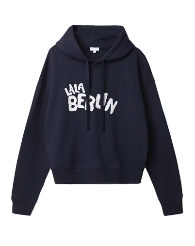 Lala Berlin - Hedy Cotton Hoodie - Dark Navy